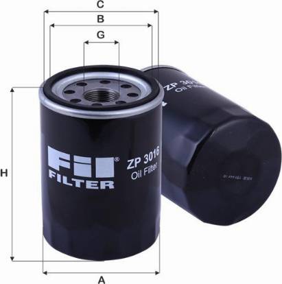 FIL Filter ZP 3016 - Eļļas filtrs ps1.lv