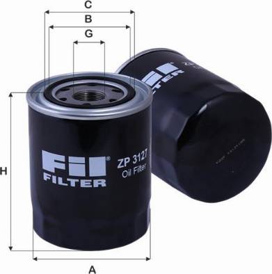 FIL Filter ZP 3127 - Eļļas filtrs ps1.lv