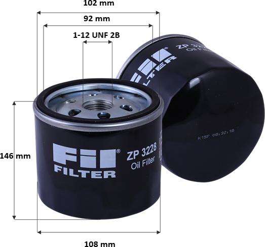 FIL Filter ZP 3228 A - Eļļas filtrs ps1.lv