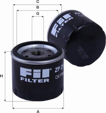 FIL Filter ZP 21 E - Eļļas filtrs ps1.lv