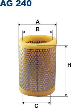 Filtron AG240 - Gaisa filtrs ps1.lv