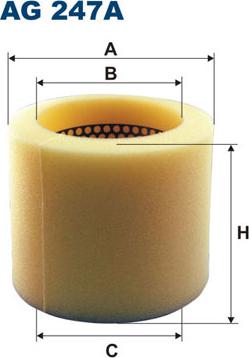 Filtron AG247A - Gaisa filtrs ps1.lv