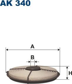 Filtron AK340 - Gaisa filtrs ps1.lv