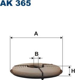 Filtron AK365 - Gaisa filtrs ps1.lv