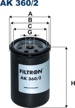 Filtron AK360/2 - Gaisa filtrs ps1.lv