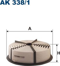 Filtron AK338/1 - Gaisa filtrs ps1.lv