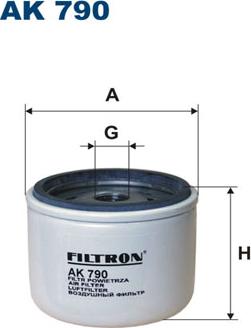 Filtron AK790 - Gaisa filtrs ps1.lv