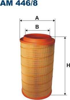 Filtron AM446/8 - Gaisa filtrs ps1.lv