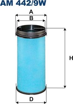 Filtron AM442/9W - Sekundārā gaisa filtrs ps1.lv