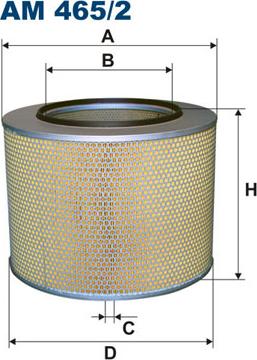 Filtron AM465/2 - Gaisa filtrs ps1.lv