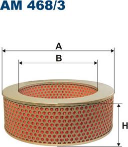 Filtron AM468/3 - Gaisa filtrs ps1.lv