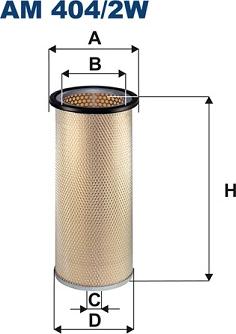 Filtron AM 404/2W - Sekundārā gaisa filtrs ps1.lv