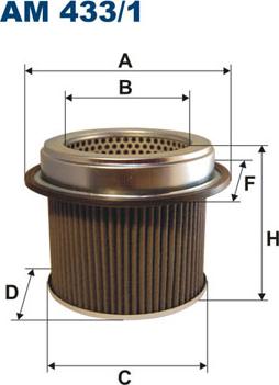 Filtron AM433/1 - Gaisa filtrs ps1.lv