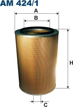 Filtron AM424/1 - Gaisa filtrs ps1.lv