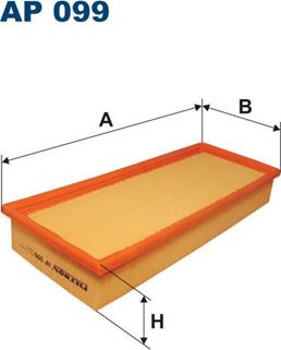 Filtron AP099 - Gaisa filtrs ps1.lv