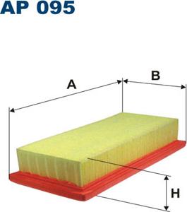 Filtron AP095 - Gaisa filtrs ps1.lv