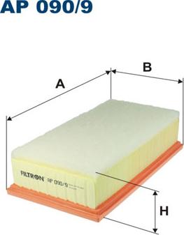 Filtron AP090/9 - Gaisa filtrs ps1.lv