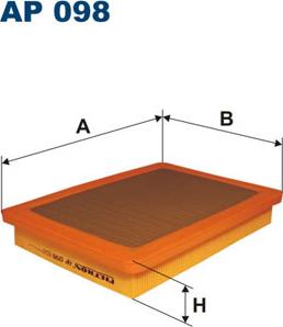 Filtron AP098 - Gaisa filtrs ps1.lv