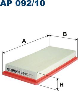 Filtron AP092/10 - Gaisa filtrs ps1.lv