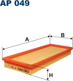 Filtron AP049 - Gaisa filtrs ps1.lv