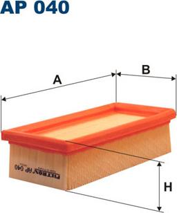 Filtron AP040 - Gaisa filtrs ps1.lv