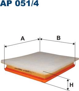 Filtron AP051/4 - Gaisa filtrs ps1.lv