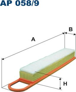 Filtron AP058/9 - Gaisa filtrs ps1.lv
