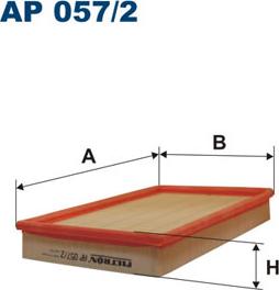 Filtron AP057/2 - Gaisa filtrs ps1.lv
