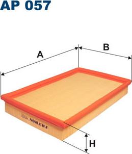 Filtron AP057 - Gaisa filtrs ps1.lv