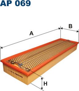 Filtron AP069 - Gaisa filtrs ps1.lv