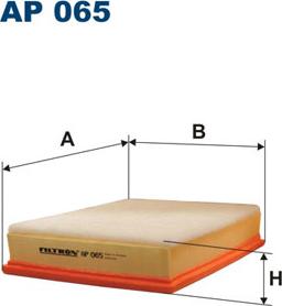 Filtron AP065 - Gaisa filtrs ps1.lv