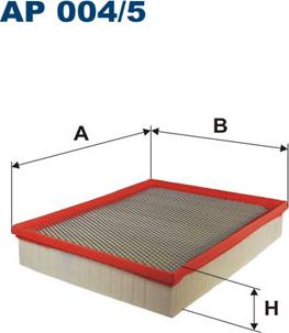 Filtron AP004/5 - Gaisa filtrs ps1.lv