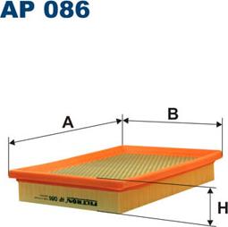 Filtron AP086 - Gaisa filtrs ps1.lv