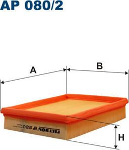 Filtron AP080/2 - Gaisa filtrs ps1.lv