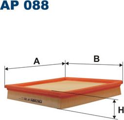 Filtron AP088 - Gaisa filtrs ps1.lv