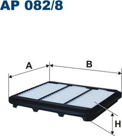 Filtron AP082/8 - Gaisa filtrs ps1.lv