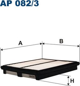 Filtron AP082/3 - Gaisa filtrs ps1.lv