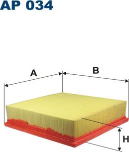 Filtron AP034 - Gaisa filtrs ps1.lv