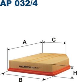 Filtron AP032/4 - Gaisa filtrs ps1.lv