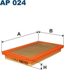 Filtron AP024 - Gaisa filtrs ps1.lv