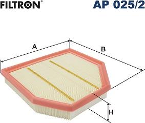 Filtron AP 025/2 - Gaisa filtrs ps1.lv