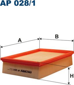 Filtron AP028/1 - Gaisa filtrs ps1.lv