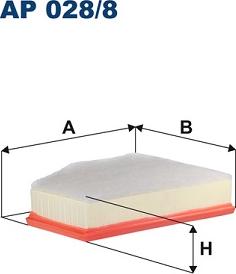 Filtron AP 028/8 - Gaisa filtrs ps1.lv