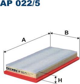 Filtron AP022/5 - Gaisa filtrs ps1.lv