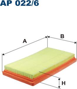 Filtron AP022/6 - Gaisa filtrs ps1.lv