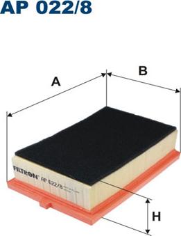Filtron AP022/8 - Gaisa filtrs ps1.lv