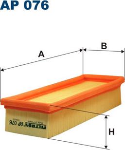 Filtron AP076 - Gaisa filtrs ps1.lv