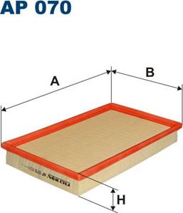 Filtron AP070 - Gaisa filtrs ps1.lv
