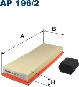 Filtron AP196/2 - Gaisa filtrs ps1.lv