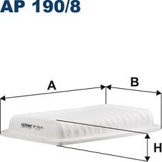 Filtron AP190/8 - Gaisa filtrs ps1.lv